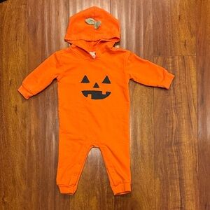 Cat & Jack Orange Pumpkin Bodysuit